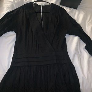 Sandro mini black dress